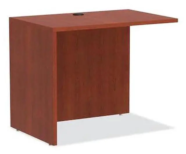 Alt view image 2 of 18 - Alera Valencia Series Reversible Return/Bridge Shell, 35w x 23 5/8d, Med Cherry