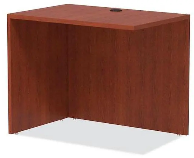 Alt view image 17 of 18 - Alera Valencia Series Reversible Return/Bridge Shell, 35w x 23 5/8d, Med Cherry