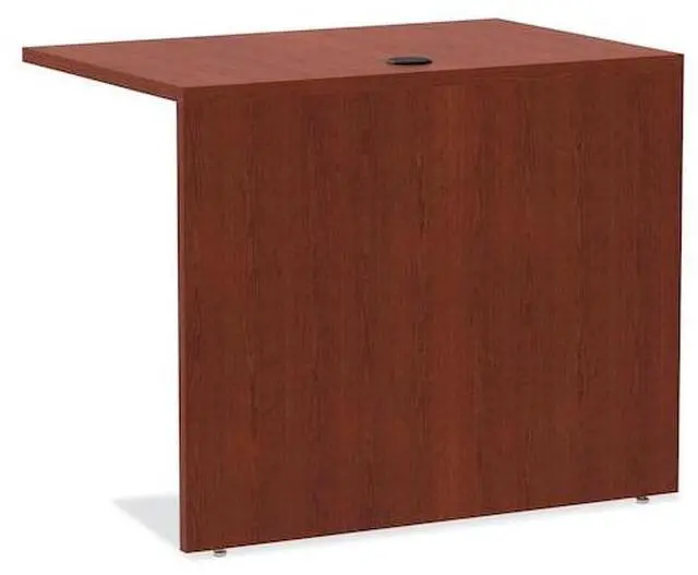 Alt view image 16 of 18 - Alera Valencia Series Reversible Return/Bridge Shell, 35w x 23 5/8d, Med Cherry