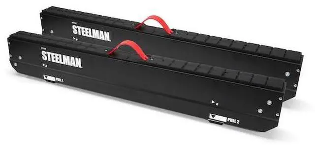 Alt view image 3 of 7 - STEELMAN 92786 2-Piece Height Adjustable Folding Sawhorse and Work Table Set,