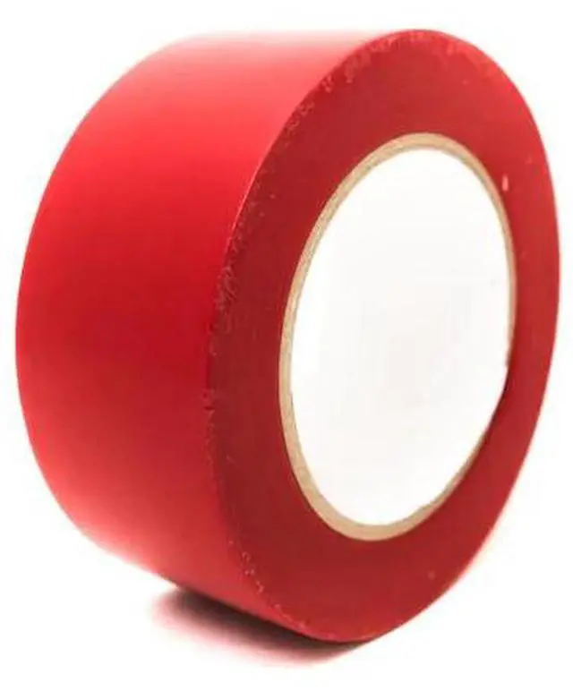 Alt view image 2 of 3 - Bertech Safety Warning Tape 2" x 36 Yards Red (BERST-2R)