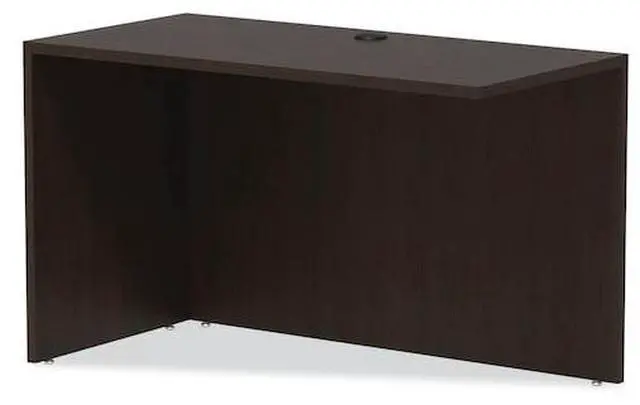 Alt view image 17 of 18 - Alera Valencia Series Reversible Return/Bridge Shell,47 1/4w x 23 5/8d, Espresso
