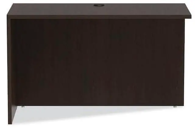 Alt view image 18 of 18 - Alera Valencia Series Reversible Return/Bridge Shell,47 1/4w x 23 5/8d, Espresso