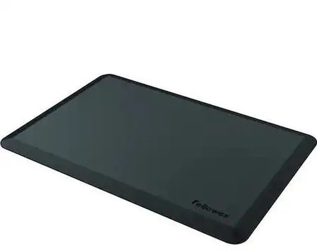 Alt view image 6 of 20 - Fellowes Anti-Fatigue Wellness Mat  Rectangular; Beveled Edges  36" x 24"  Black 8707002