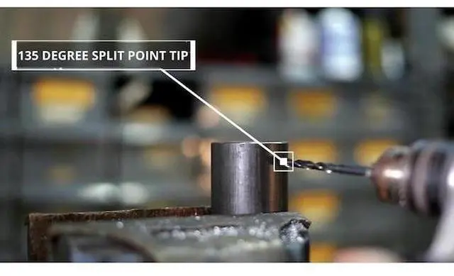 Alt view image 10 of 13 - Drill America KFD1008-SET KFD 8 Piece High-Speed Steel Silver and Deming Drill Bit Set in Metal Case, Black/Gold Oxide Finish, 1/2" Round Shank, Spiral Flute, 135 Degrees Split Point (Pack of 1)