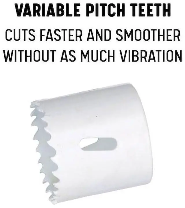 Alt view image 6 of 8 - Drill America DMS04-9114 14-Piece Bimetal Industrial Maintenance Hole Saw Kit