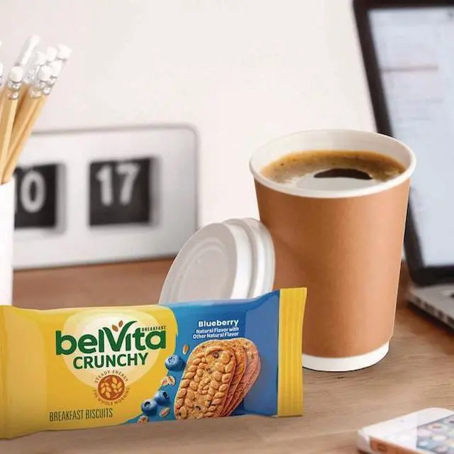 Alt view image 7 of 7 - NABISCO 00 44000 02908 00 belVita Breakfast Biscuits, 1.76 oz Pack, Blueberry,