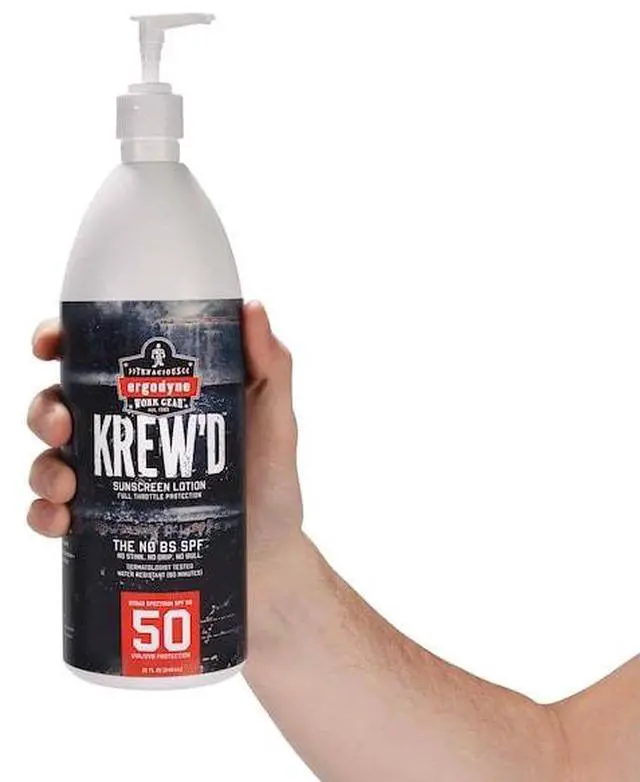 Alt view image 3 of 7 - ERGODYNE 6355-4PK SPF 50 Sunscreen Lotion, 32 oz., PK4