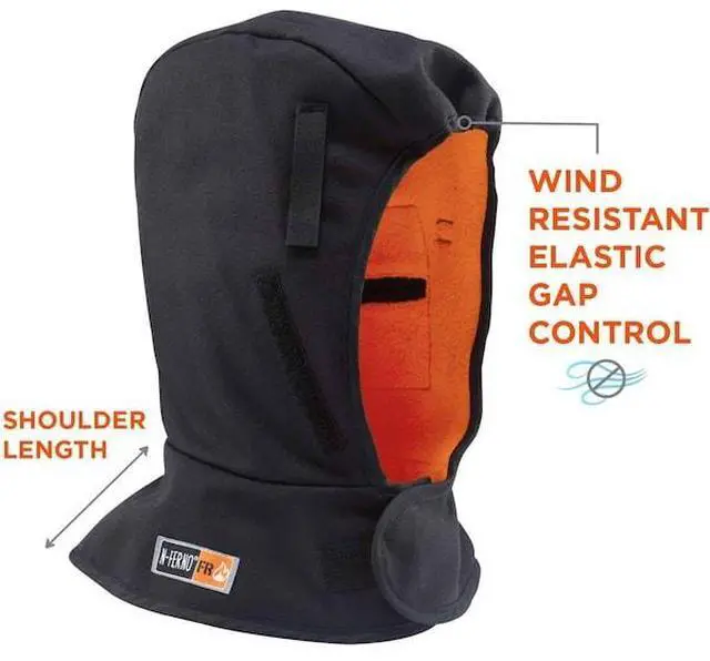 Alt view image 9 of 12 - 6882 Shoulder Black 2-Layer FR Winter Liner