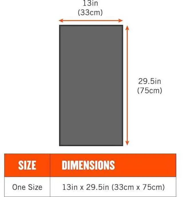 Alt view image 12 of 13 - Ergodyne Evaporative Cooling Towel Gray 12438