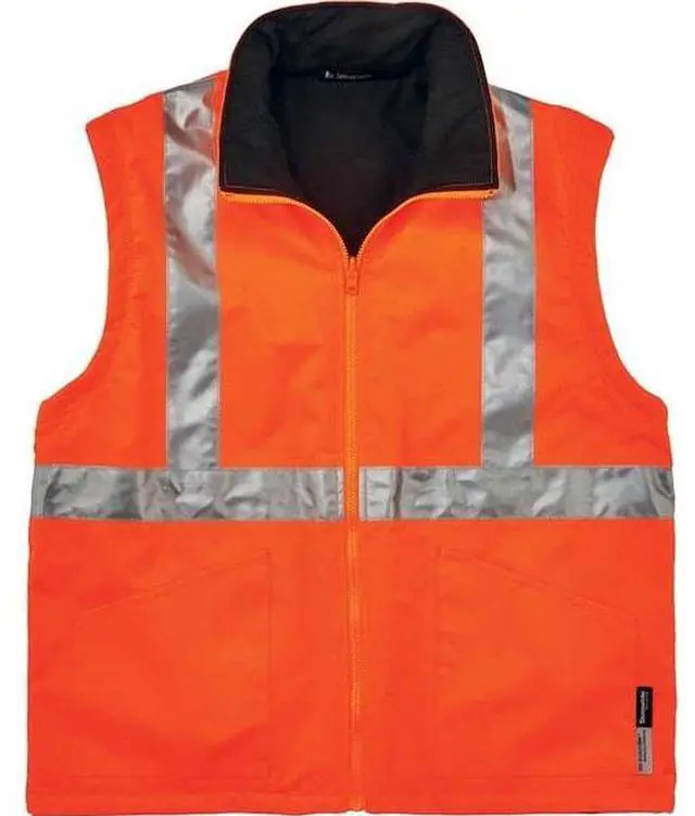 Alt view image 4 of 5 - ERGODYNE 8385 Hooded Jacket, Polyester, Class 3 Type R, Orange, M