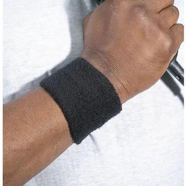 Alt view image 2 of 9 - Wristband, Black, Universal, PK 2