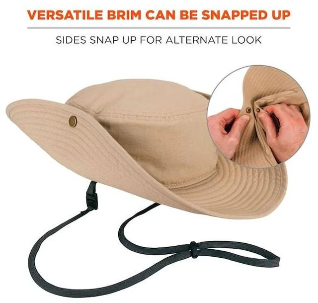 Alt view image 5 of 7 - ERGODYNE 8936 Ranger Hat,L/XL