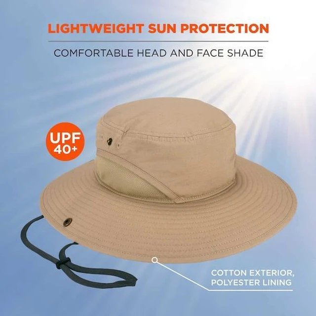Alt view image 2 of 7 - ERGODYNE 8936 Ranger Hat,L/XL