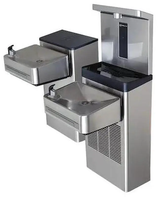Main image of HAWS 1212SF Wall Mount Hi-Lo ADA Filtered Water Cooler with Bottle Filler