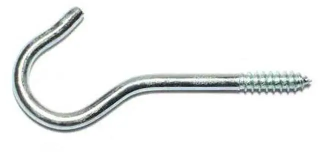 Main image of MIDWEST FASTENER 60625 3/16" x 3/4" x 3-3/8" Zinc Plated Steel Screw Hooks 14
