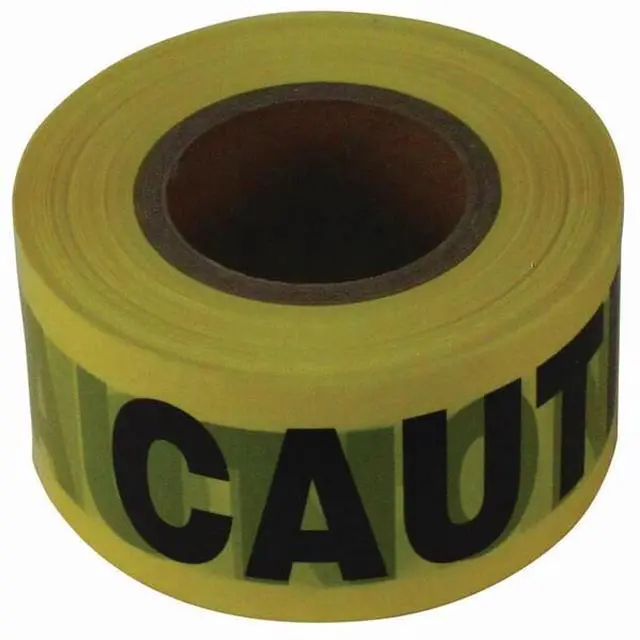 Alt view image 3 of 4 - IMPACT IMP 7328 Site Safety Barrier Tape, "Caution" Text, 3" x 1000ft, Yellow/Black