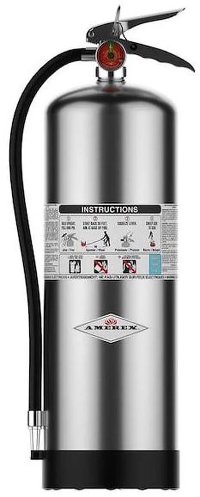 Alt view image 3 of 4 - AMEREX 240 Fire Extinguisher, 2A, Water, 2.5 gal