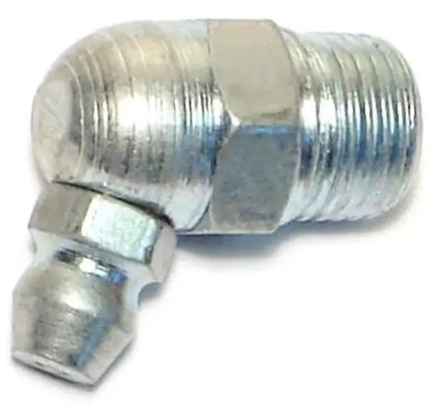 Main image of MIDWEST FASTENER 63228 1/8IP Zinc Plated Steel 65 Degree Angle Grease Fittings