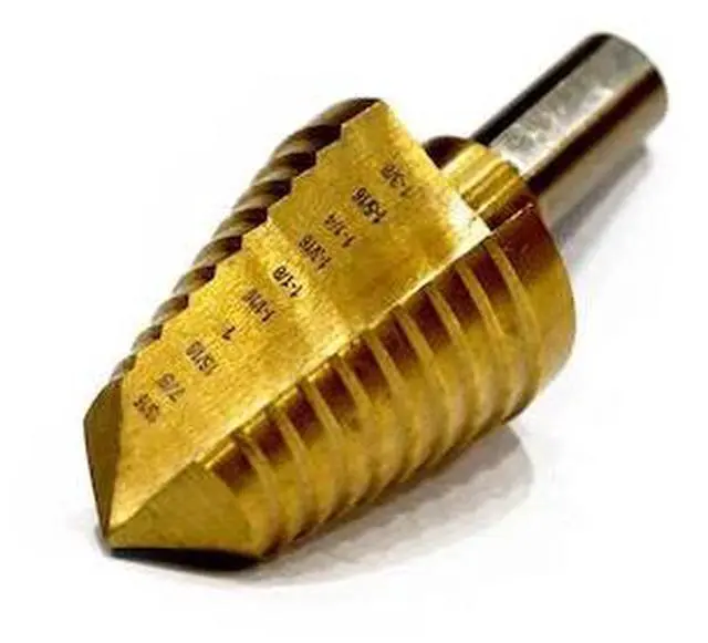 Main image of ECLIPSE TOOLS 900-186 Step Drill,13/16",1-3/8" 10 Step,Ti