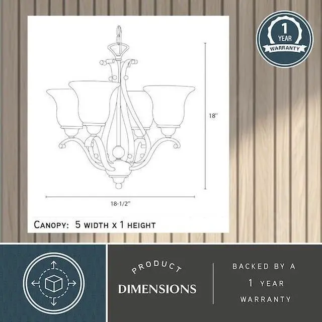 Alt view image 6 of 10 - Vaxcel Monrovia 4 Light Chandelier Brushed Nickel - CH35404BN