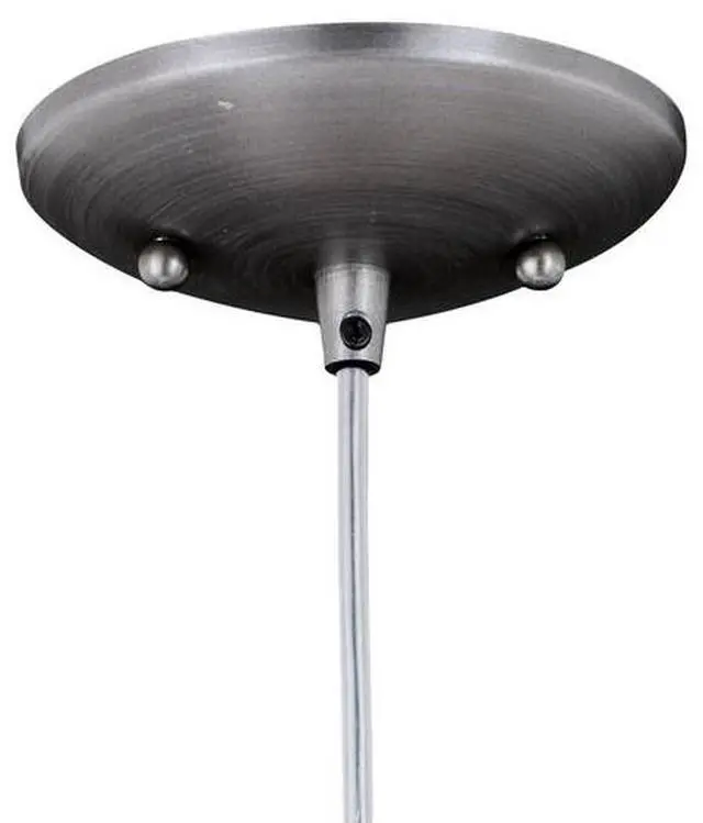 Alt view image 7 of 7 - VAXCEL T0493 Outland 1 Light Pewter Farmhouse Outdoor Barn Dome Pendant