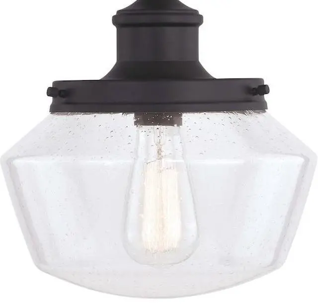 Alt view image 3 of 7 - VAXCEL T0547 Collins 10-in. W Outdoor Pendant