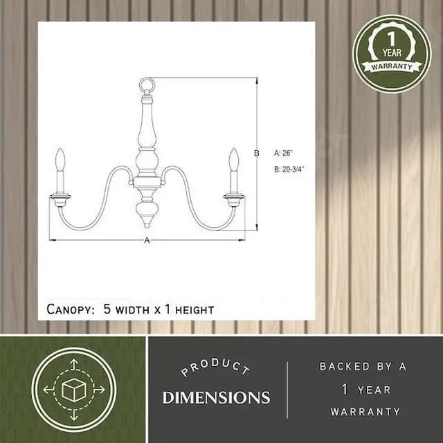 Alt view image 4 of 7 - VAXCEL H0236 Georgetown 6 Light Gray Wood Farmhouse Chandelier
