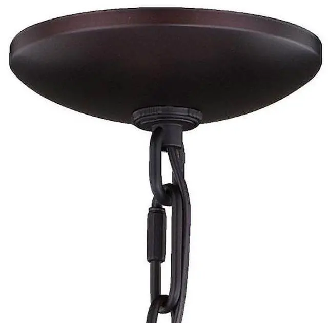 Alt view image 7 of 7 - VAXCEL H0236 Georgetown 6 Light Gray Wood Farmhouse Chandelier