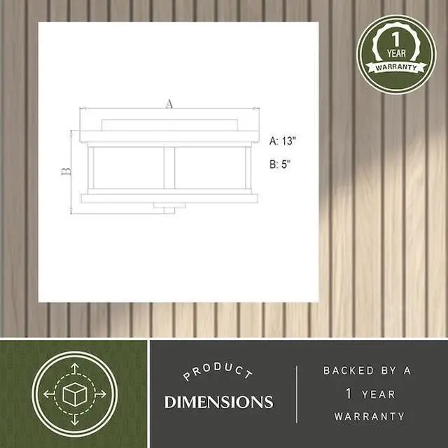 Alt view image 7 of 7 - VAXCEL T0290 Cumberland Bronze Rustic Round Outdoor Flush Mount Ceiling Light