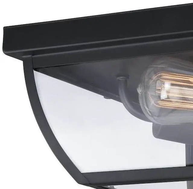 Alt view image 8 of 8 - Vaxcel T0212 granville Outdoor Flush Mount, 13", Oil Burnished Bronze Finish