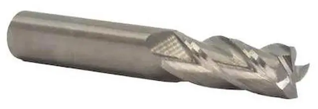 Alt view image 3 of 4 - Drill America MMO3/4-4FSE Solid Carbide End Mill, Polished Finish, 4 Flute, Square End, 1-1/2" Cutting Length, 3/4" Cutting Diameter, 4" Length, 3/4" Shank (Pack of 1)