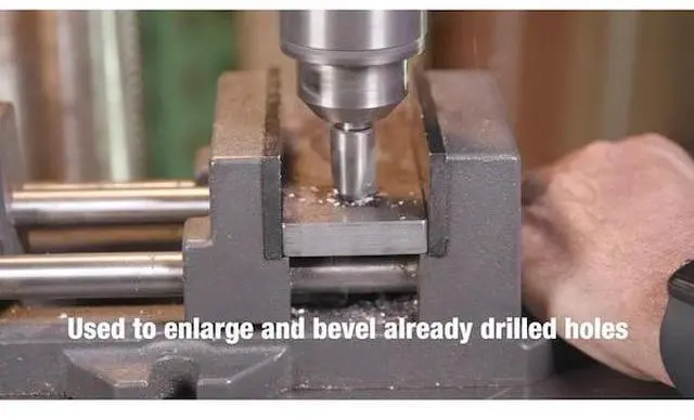 Alt view image 7 of 7 - Drill America DEWSFC Series High-Speed Steel Countersink, 1 Flute, 1/2" Shank Diameter, 7/8" Size, 100 Degrees Angle (Pack of 1)