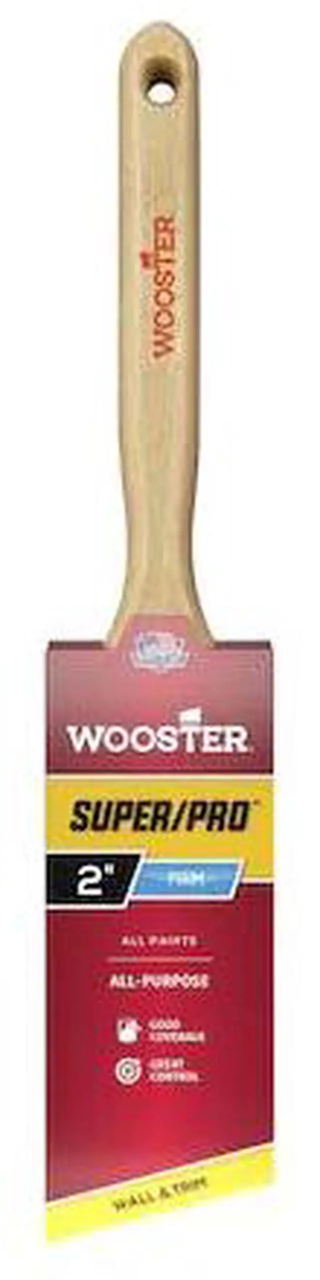 Alt view image 2 of 4 - WOOSTER J4112-2 2" Angle Sash Firm, Nylon/Polyester Bristle, Paint Brush, Wood