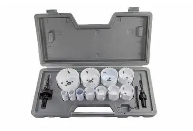 Alt view image 2 of 8 - Drill America DMS04-9114 14-Piece Bimetal Industrial Maintenance Hole Saw Kit