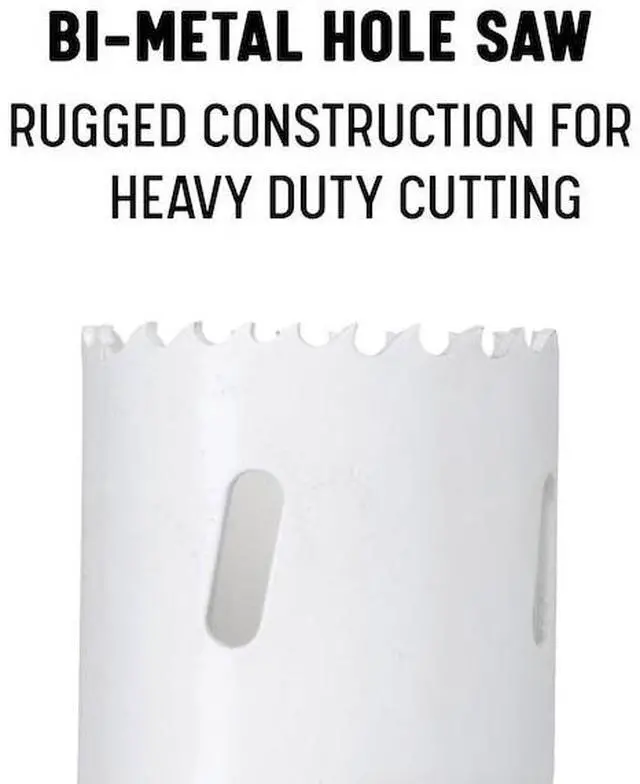 Alt view image 4 of 8 - Drill America DMS04-9114 14-Piece Bimetal Industrial Maintenance Hole Saw Kit