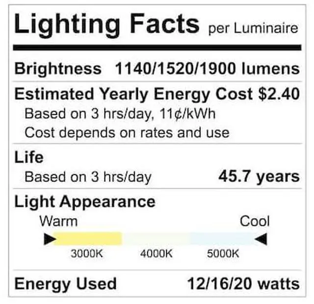 Alt view image 2 of 7 - LUXRITE LR23951-1PK 6 Inch Commercial LED Recessed Downlight 3 CCT Selectable