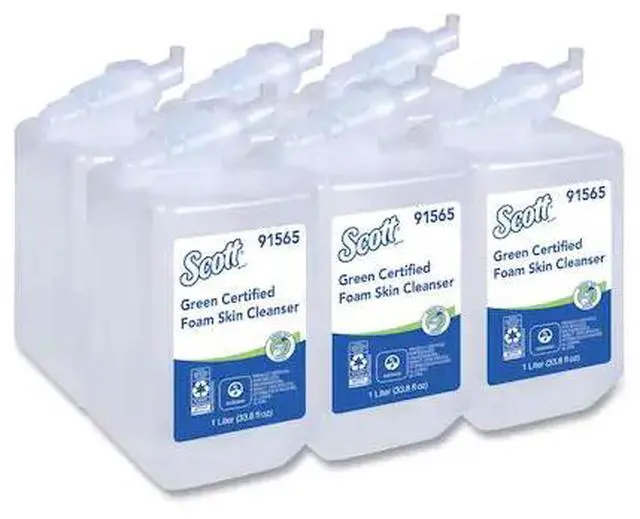 Main image of SCOTT KCC 91565 Green Certified Foam Skin Cleanser, Neutral, 1000mL Bottle, PK6
