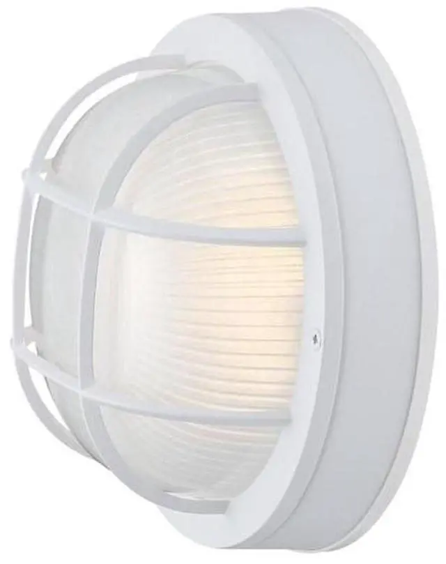 Alt view image 3 of 7 - WESTINGHOUSE 6113900 Fixture Wall Outdoor LED Dimmable 12W Round Sconce,