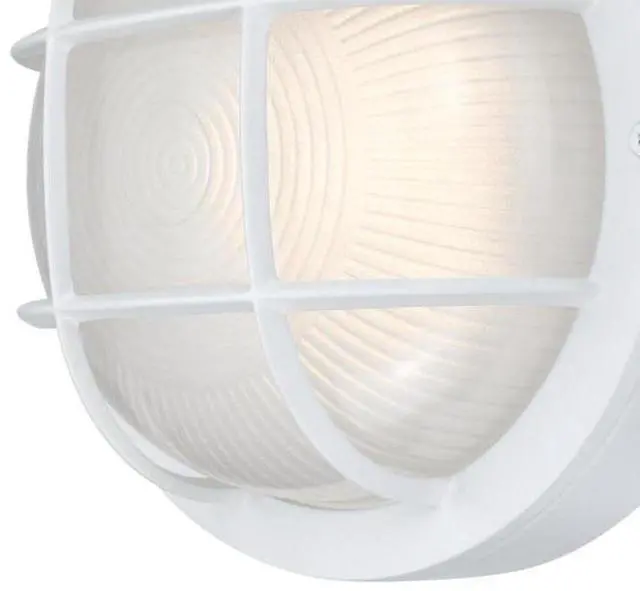 Alt view image 4 of 7 - WESTINGHOUSE 6113900 Fixture Wall Outdoor LED Dimmable 12W Round Sconce,