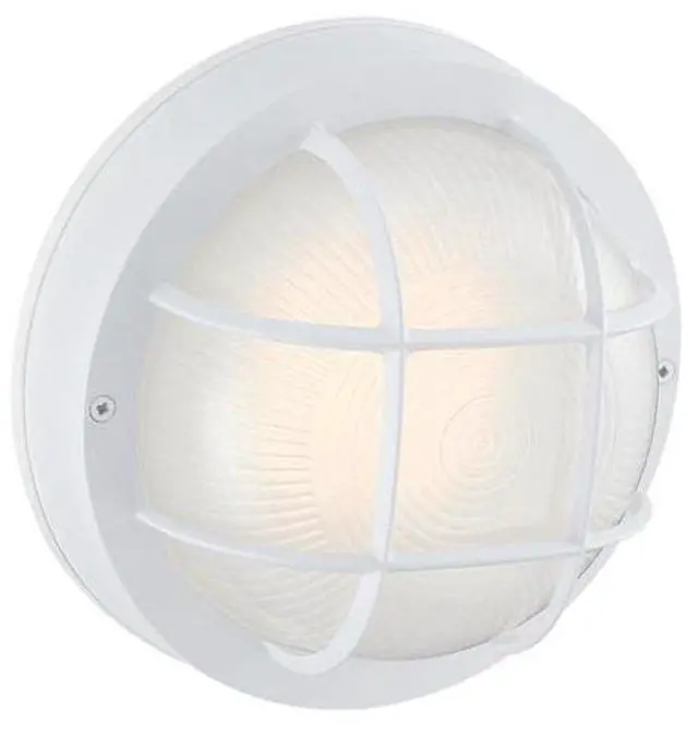 Alt view image 2 of 7 - WESTINGHOUSE 6113900 Fixture Wall Outdoor LED Dimmable 12W Round Sconce,