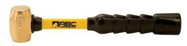 Main image of ABC HAMMERS ABC1BFB 1 lb. Brass Hammer with 10" Fiberglass Handle