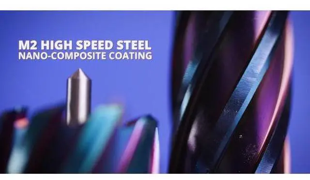 Alt view image 2 of 2 - DRILL AMERICA ANC5-530-230 15/16" X 2" nACo (Nano-Composite) Coated Blue