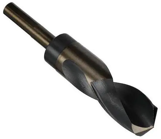 Main image of DRILL AMERICA KFD3F1-5/64 1-5/64" HSS Black & Gold Drill Bit with Reduced 1/2"