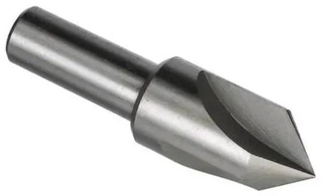 Alt view image 2 of 6 - Drill America DEWCSK Series High-Speed Steel Center Reamer Countersink, 3 Flute, 1/2" Shank Diameter, 1" Size, 90 Degrees Angle (Pack of 1)