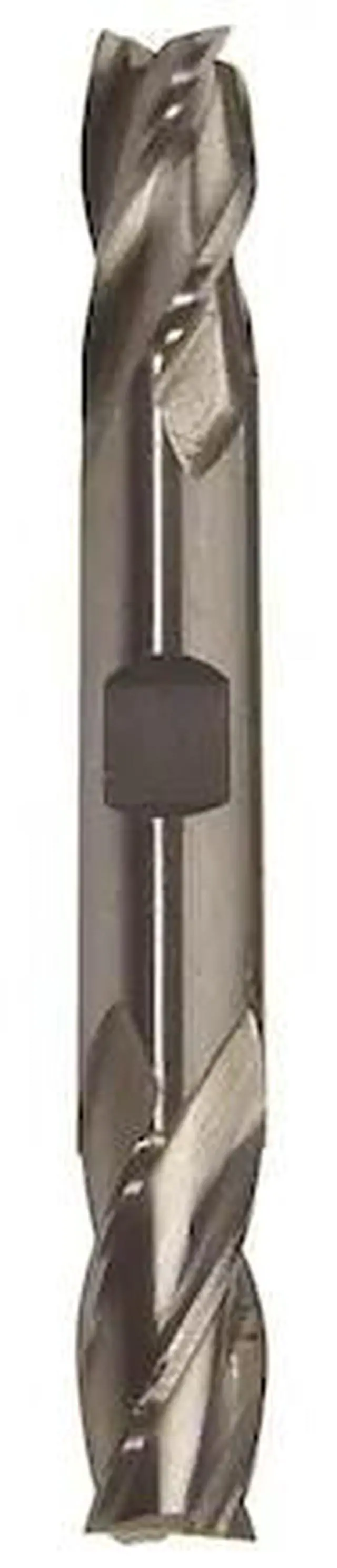 Alt view image 3 of 4 - Drill America DWCF Series High-Speed Steel End Mill, Polished Finish, 4 Flute, Square End, 1" Cutting Length, 3/16" Cutting Diameter, 3-3/8" Length, 3/16" Shank (Pack of 1)