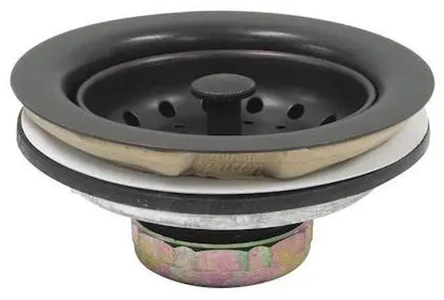 Main image of PERFECT PUTTY 59-3104 Sink Strainer,Oil Rubbed Bronze,4-1/2" L