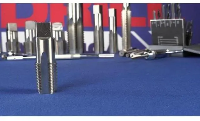 Alt view image 8 of 9 - Drill America T/A Series High-Speed Steel Pipe Tap, Uncoated (Bright) Finish, Round with Square End Shank, 1-1/4"-11-1/2 NPT (Pack of 1)