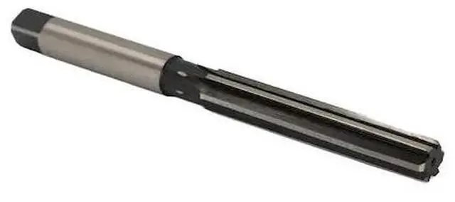 Alt view image 3 of 6 - Drill America DWRRHD Series Qualtech High-Speed Steel Hand Reamer, Straight Flute, Round Shank, Uncoated (Bright) Finish, 1-1/8" Size (Pack of 1)