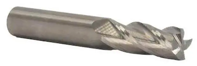 Alt view image 3 of 4 - Drill America MMO3/16-4FSE-XLONG Solid Carbide Extra Long End Mill, Polished Finish, 4 Flute, Square End, 1-1/8" Cutting Length, 3/16" Cutting Diameter, 3" Length, 3/16" Shank (Pack of 1)